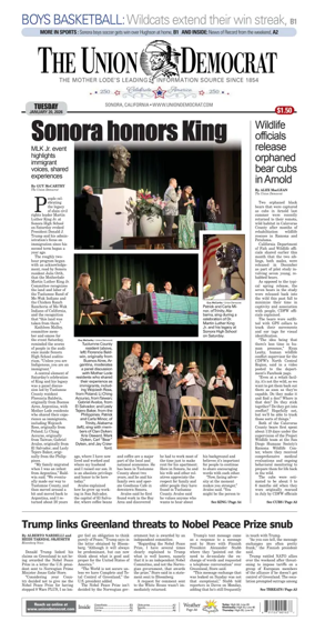 Cover of The Union Democrat