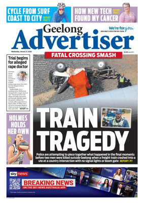 Cover of Geelong Advertiser