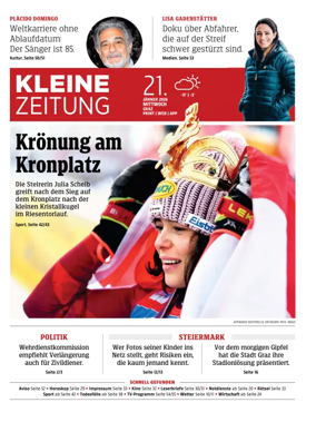 Cover of Kleine Zeitung Steiermark