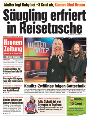 Cover of Kronen Zeitung