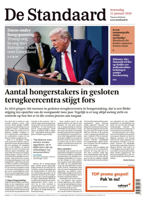 Cover of De Standaard