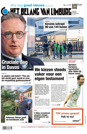 Cover of Het Belang van Limburg