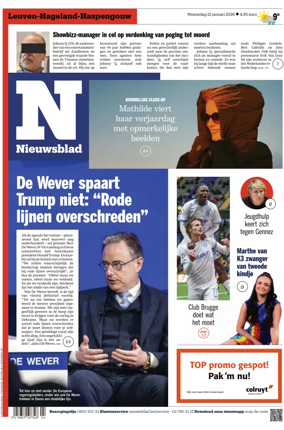 Cover of Het Nieuwsblad