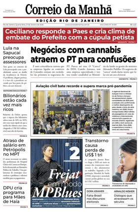 Cover of Jornal Correio da Manha