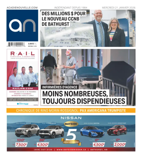 Cover of Acadie Nouvelle