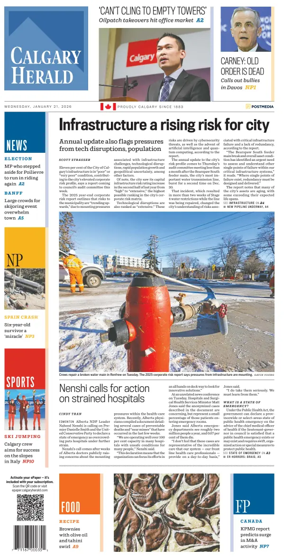 Cover of Calgary Herald