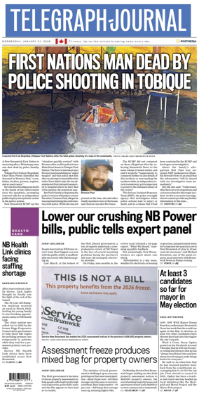 Cover of Telegraph-Journal