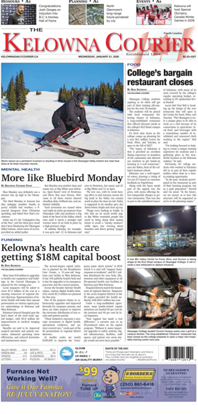 Cover of The Daily Courier