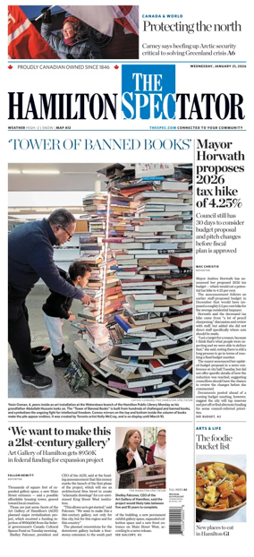Cover of The Hamilton Spectator
