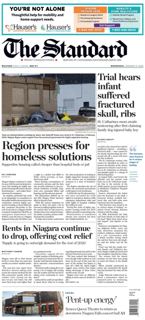 Cover of The Standard (St. Catharines)