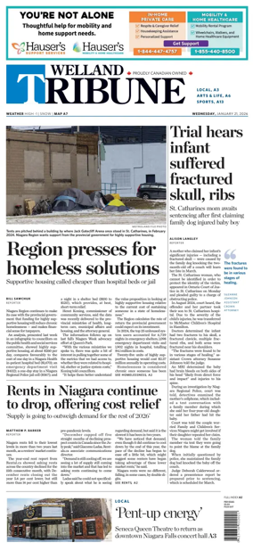Cover of The Welland Tribune