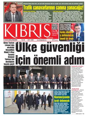 Cover of Kibris Gazetesi