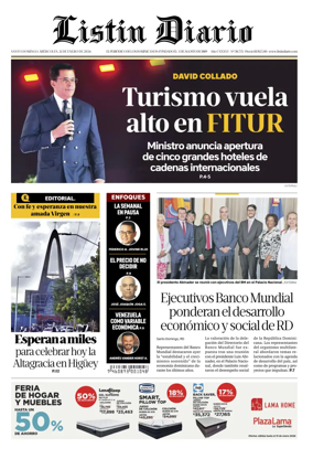 Cover of Listin Diario