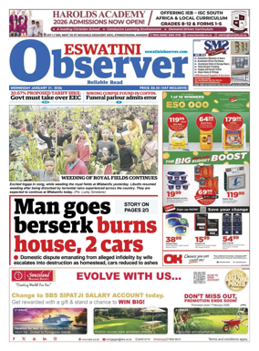 Cover of Eswatini Observer