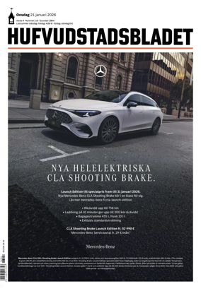Cover of Hufvudstadsbladet