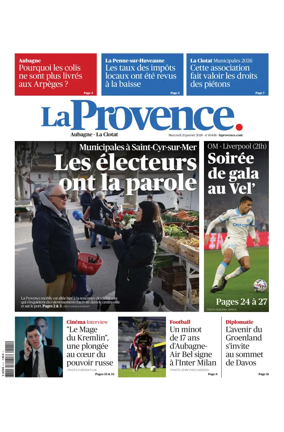 Cover of La Provence Aubagne-La Ciotat