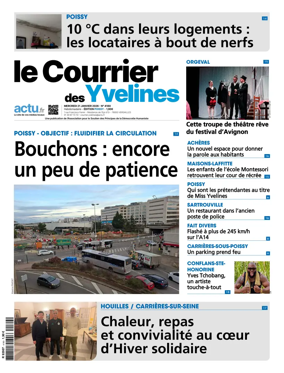 Cover of Le Courrier des Yvelines (Poissy)