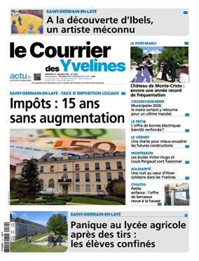 Cover of Le Courrier des Yvelines (Saint-Germain-en-Laye)