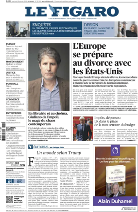 Cover of Le Figaro