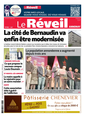 Cover of Le Reveil du Vivarais – edition Annonay