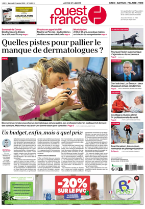 Cover of Ouest France (Caen - Bayeux - Falaise - Vire)