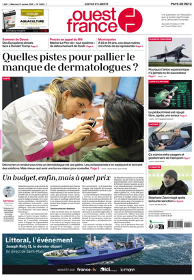 Cover of Ouest France (Pornic / Pays de Retz)