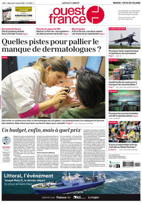 Cover of Ouest France (Redon / Pays de Vilaine)