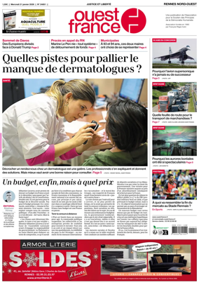 Cover of Ouest-France (Rennes Nord-Ouest)