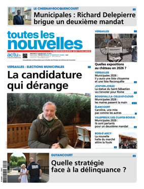 Cover of Toutes les Nouvelles (Versailles / Saint-Quentin-en-Yvelines)