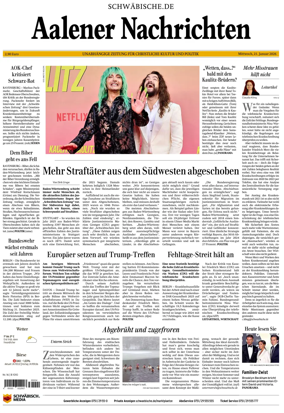 Cover of Aalener Nachrichten