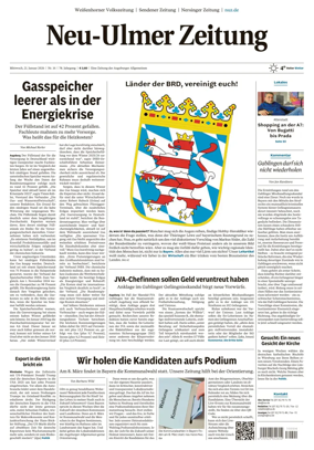 Cover of Neu-Ulmer Zeitung