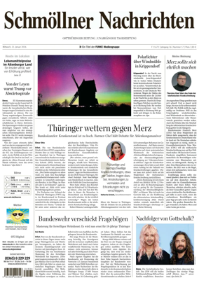 Cover of Ostthuringer Zeitung (Schmolln)