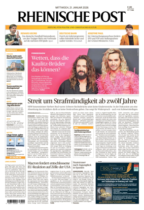 Cover of Rheinische Post Duesseldorf Meerbusch