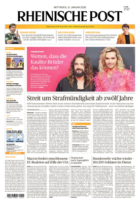 Cover of Rheinische Post Duisburg