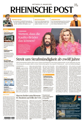 Cover of Rheinische Post Mettmann