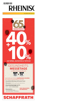 Cover of Rheinische Post - Monchengladbach and Korschenbroich