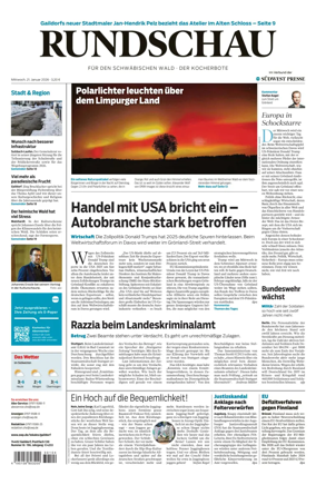 Cover of Rundschau fur den Schwabischen Wald – Der Kocherbote