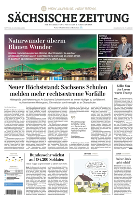 Cover of Sachsische Zeitung (Riesa & Grossenhain)