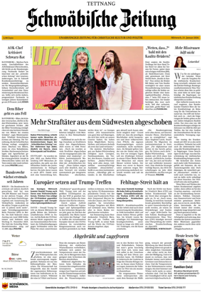 Cover of Schwabische Zeitung (Tettnang)