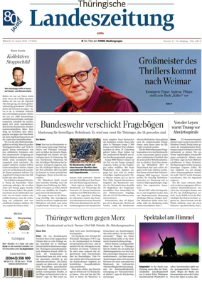 Cover of Thuringische Landeszeitung (Gera)