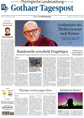 Cover of Thuringische Landeszeitung (Gotha)