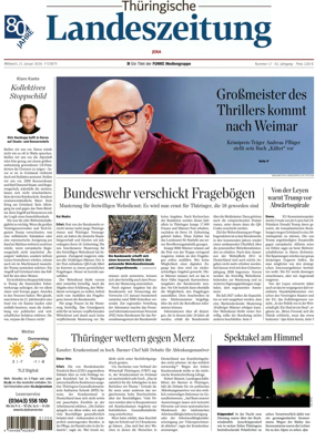 Cover of Thuringische Landeszeitung (Jena)