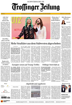 Cover of Trossinger Zeitung