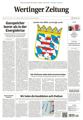 Cover of Wertinger Zeitung
