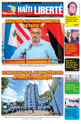 Cover of Haiti Liberte