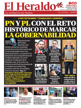 Cover of Diario El Heraldo