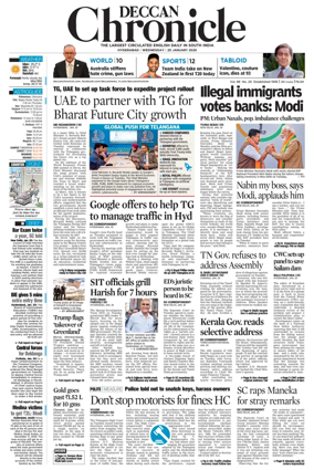 Cover of Deccan Chronicle