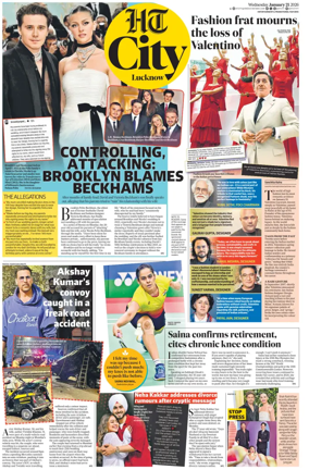 Cover of Hindustan Times (Lucknow) - Live