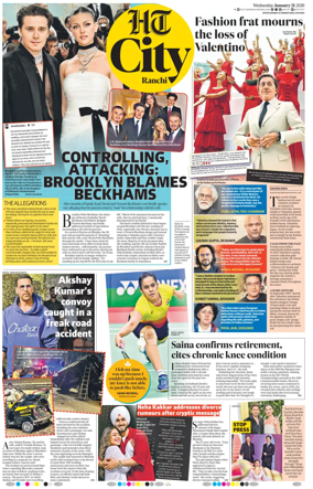 Cover of Hindustan Times (Ranchi) - Live