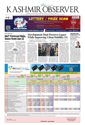 Cover of Kashmir Observer